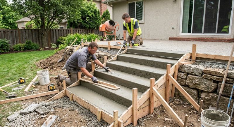 Patio Stair Installation Service